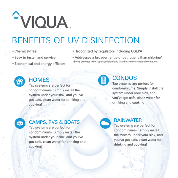 VH410M Viqua Home Plus UltraViolet Water Disinfection System - Whole House Systems - 1233.0 - DiscountFilterStore.com