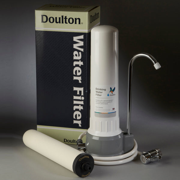 Doulton W9331032 HCP UltraCarb Countertop Filter System With UltraCarb SI Ceramic Filter Candle Filters - Countertop & Faucet Filters - 135.72 - DiscountFilterStore.com