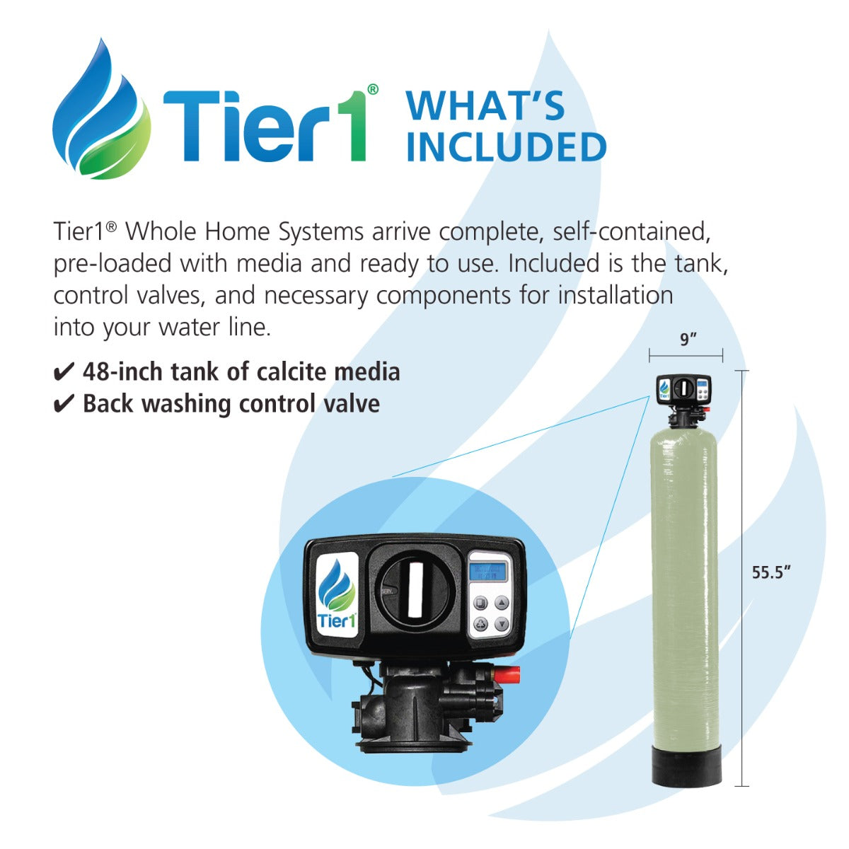 Precision Series Whole House Water Neutralizing System by Tier1, 1-3 People - DiscountFilterStore.com