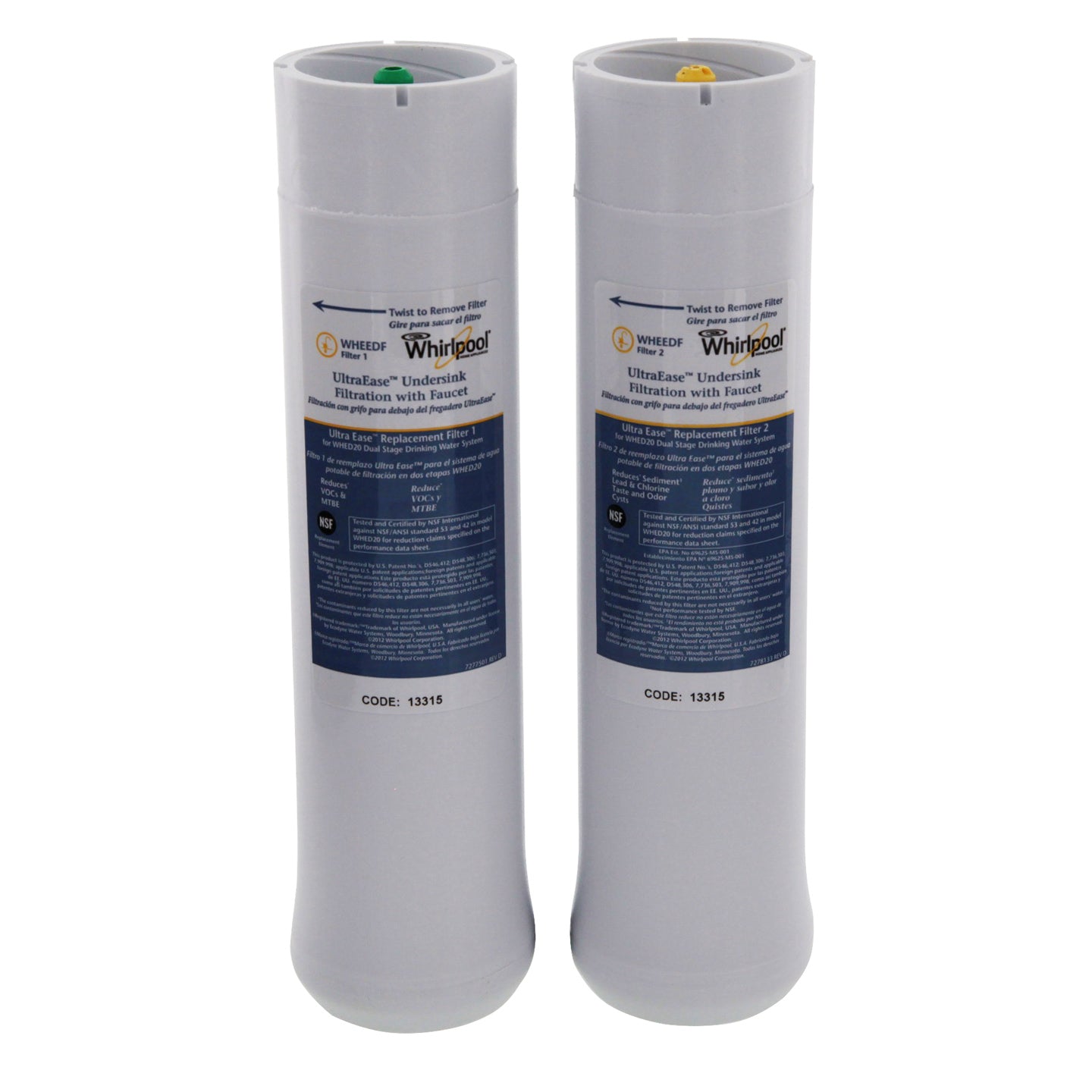 WHEEDF Whirlpool UltraEase Water Filter Pack - DiscountFilterStore.com