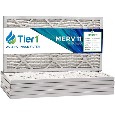 16x25x1 Merv 11 Universal Air Filter By Tier1 (6-Pack) - Air Filters - 74.24 - DiscountFilterStore.com